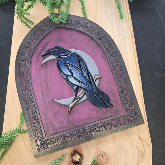 Nevermore - Raven and Skull Artwork